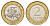 Литва 2 лита 2002 KM 112 биметалл UNC 4364-1954
