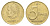 Бельгия 5 франков 1994 Belgique, Альберт II KM 189 алюминиевая бронза 4706-343