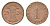 Германия игровой жетон в 1 рентенпфенниг 1924 диаметр 17 мм картон 4702-943