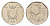 Мальта 5 центов 1991 краб KM 95 медно-никель 4702-469