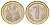 Болгария 1 лев 2002 святой Иоанн Рыльский KM 254 биметалл UNC 4670-1035