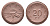 Саксония 20 пфеннигов 1921 Men05 22281.4, Men18 27868.4, Scheuch 31a, J N. 53 фарфор AUC2-5-11