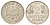 ФРГ 2 марки 1951 J, год-тип KM 111, J. 386 медно-никель 1521-1512