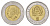 Марокко 5 дирхамов 1987 AH 1407, Хасан II (1961-1999) Y 82 биметалл 4703-237