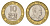 Кения 10 шиллингов 1997 Дэниэл арап Мои KM 27 биметалл 4703-644