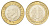 Турция 1 лира 2013 Кемаль Ататюрк KM 1244 биметалл UNC 4706-1213