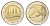 Латвия 2 евро 2014 Рига - культурная столица Европы 2014 KM 158 биметалл UNC 4693-1231