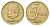 Бельгия 5 франков 1994 Belgie, Альберт II KM 190 алюминиевая бронза 4706-357