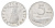Италия 5 лир 1954 R, дельфин, плуг KM 92 алюминий 4705-157