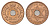 Нигерия 1/2 пенни 1959 год-тип KM 1 бронза UNC 4585-311