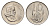 ЮАР 10 центов 1967 Ян ван Рибек (1619-1677), South Africa, легенда на африкаанс, цветок алоэ KM 68.1 никель BU 4690-1061