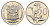 ЮАР 50 центов 1984 Зантедеския Эллиота (калла), герб KM 87 никель PROOF 1525-1445