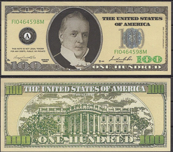 США 100 долларов 2005 Джеймс Бьюкенен бумага UNC (пресс) 8615-36-3-1