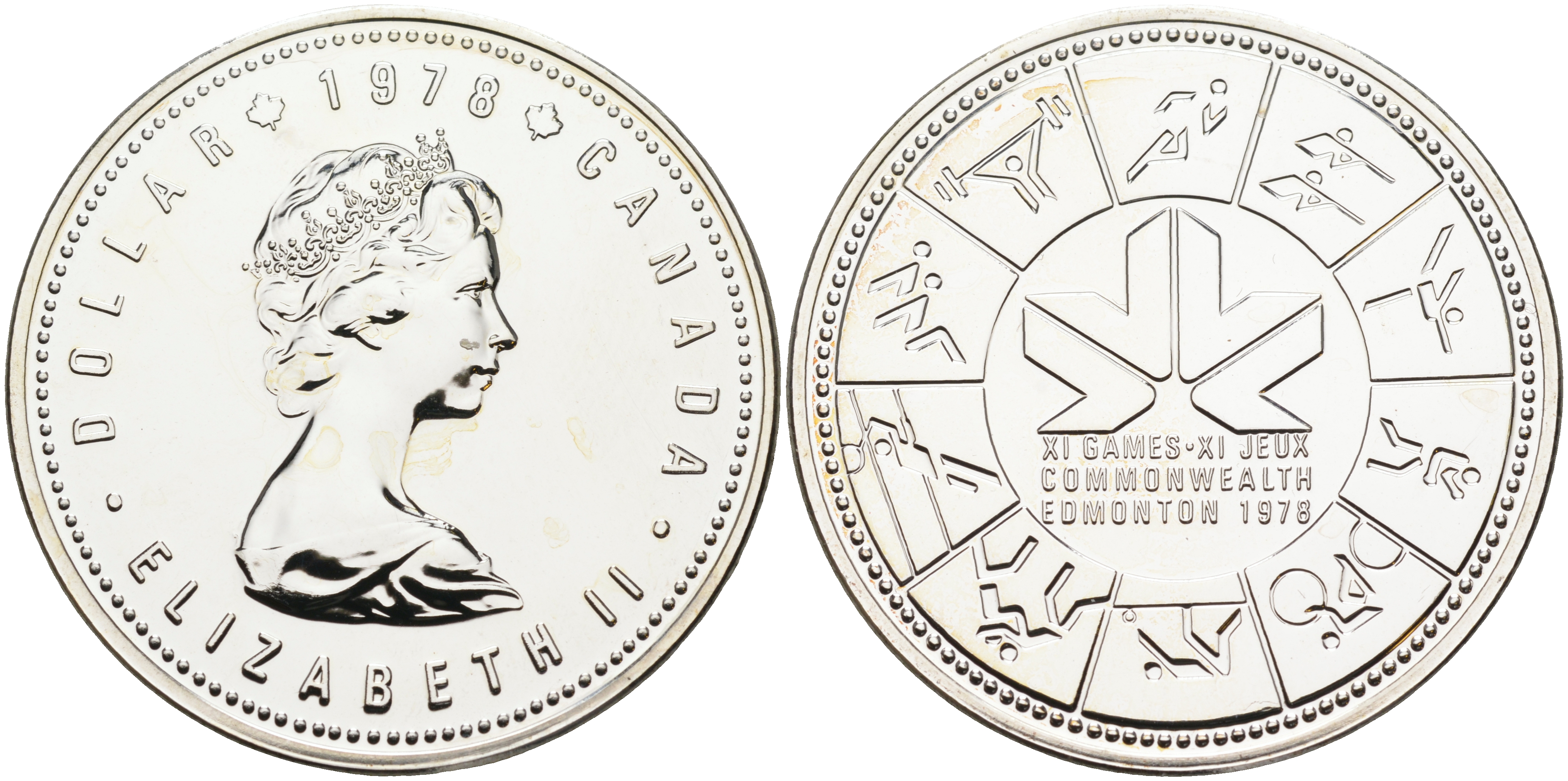 Канада 1. 1$ Канада 1978 игры Содружества в Эдмонтоне. 1 Доллар 1978. Канада 1 доллар 2006 серебро. Канада 1978.