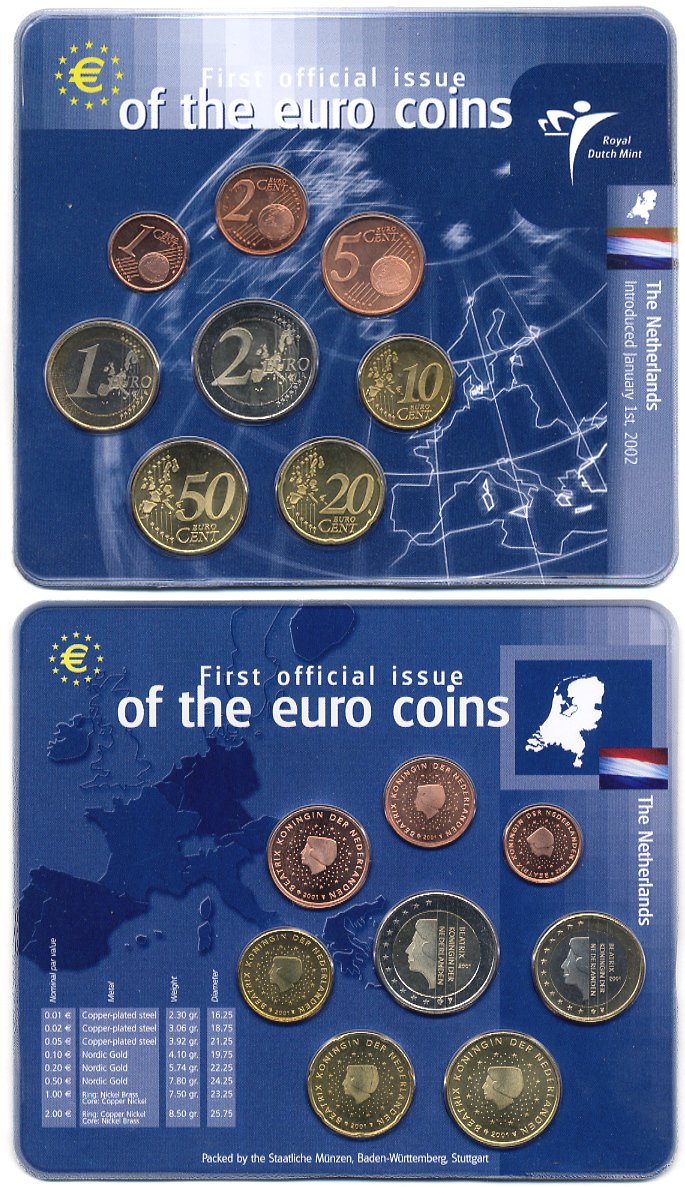 Нидерланды 1 евро 2001. 2 Евро Нидерланды 2001. 10 Евроцентов 2001. 5 Евро 2001 года. Евро 2001 год