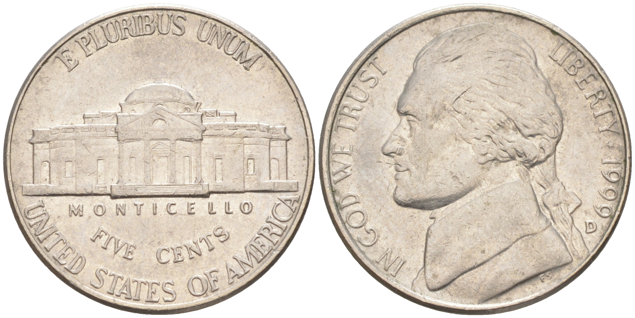 США 5 центов 1979