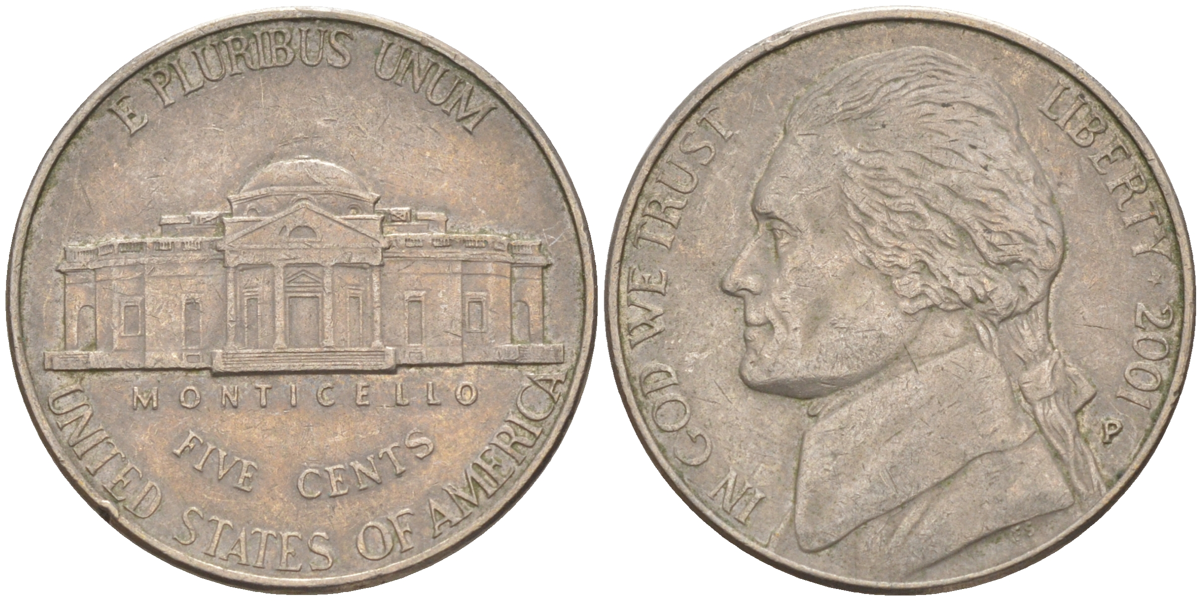 Монеты Five Cents США