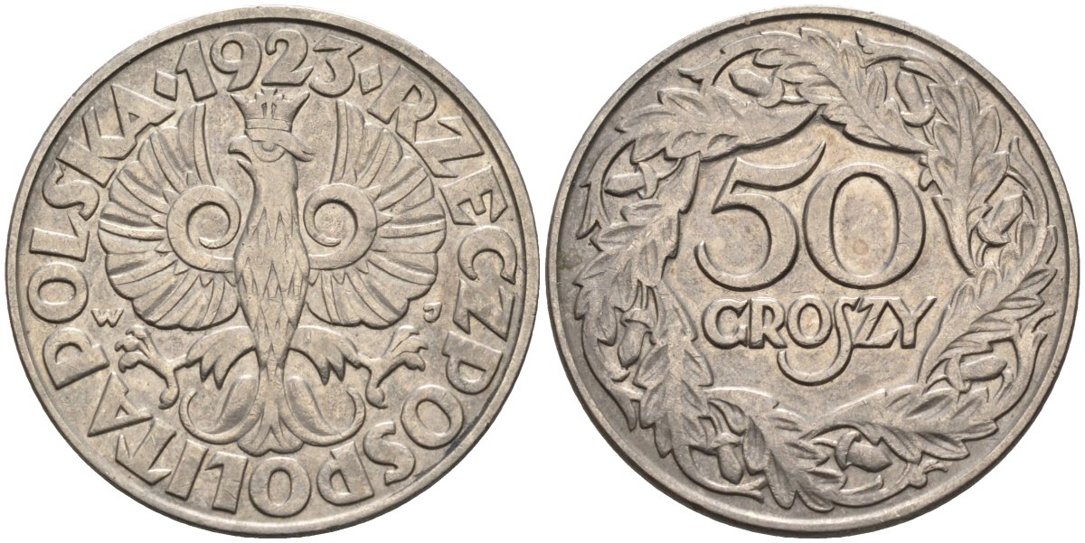 Пол пятьдесят. 50 Грошей 1923 Польша. Польша 10 грошей 1923. Польша 20 грошей 1923. Монета 50 groszy.