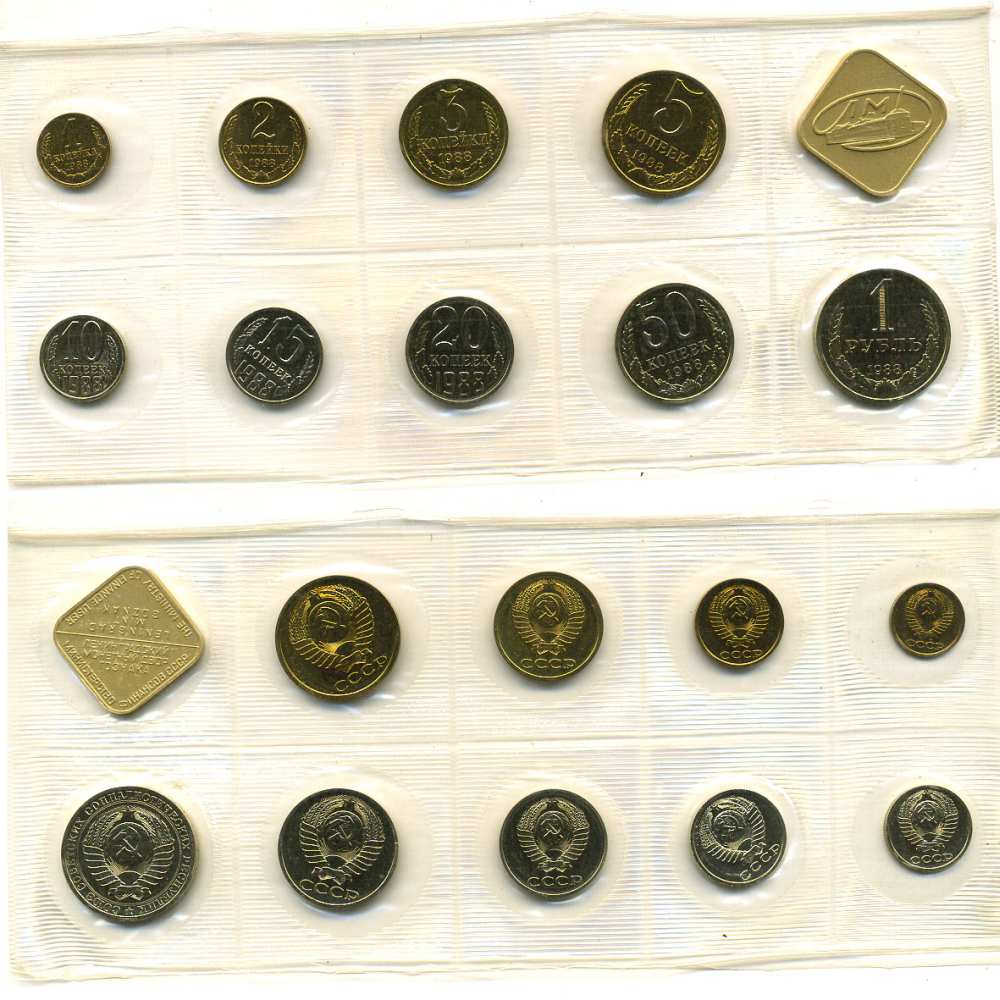 Монетовидные жетоны. Годовой набор монет 1988 Чехословакия. Коллекция монетовидных жетонов. Корея жетон 1988 монетный двор.