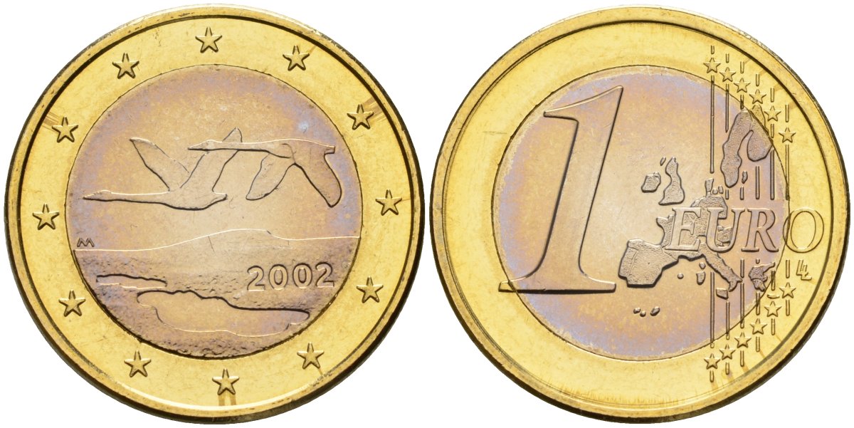 1 в евро можно. 1 Евро Финляндия. Финляндия 1 евро 2002. 1 Евро Финляндия 2024. Финляндия, 1 евро (1999-2006 г.).