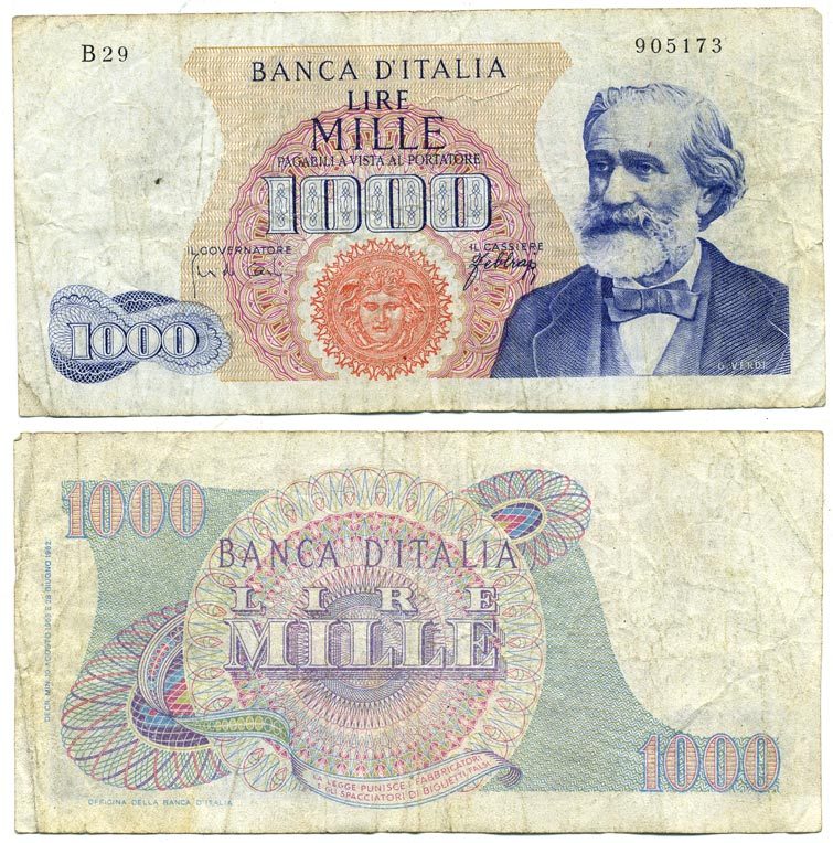 1000 лир сколько рублей