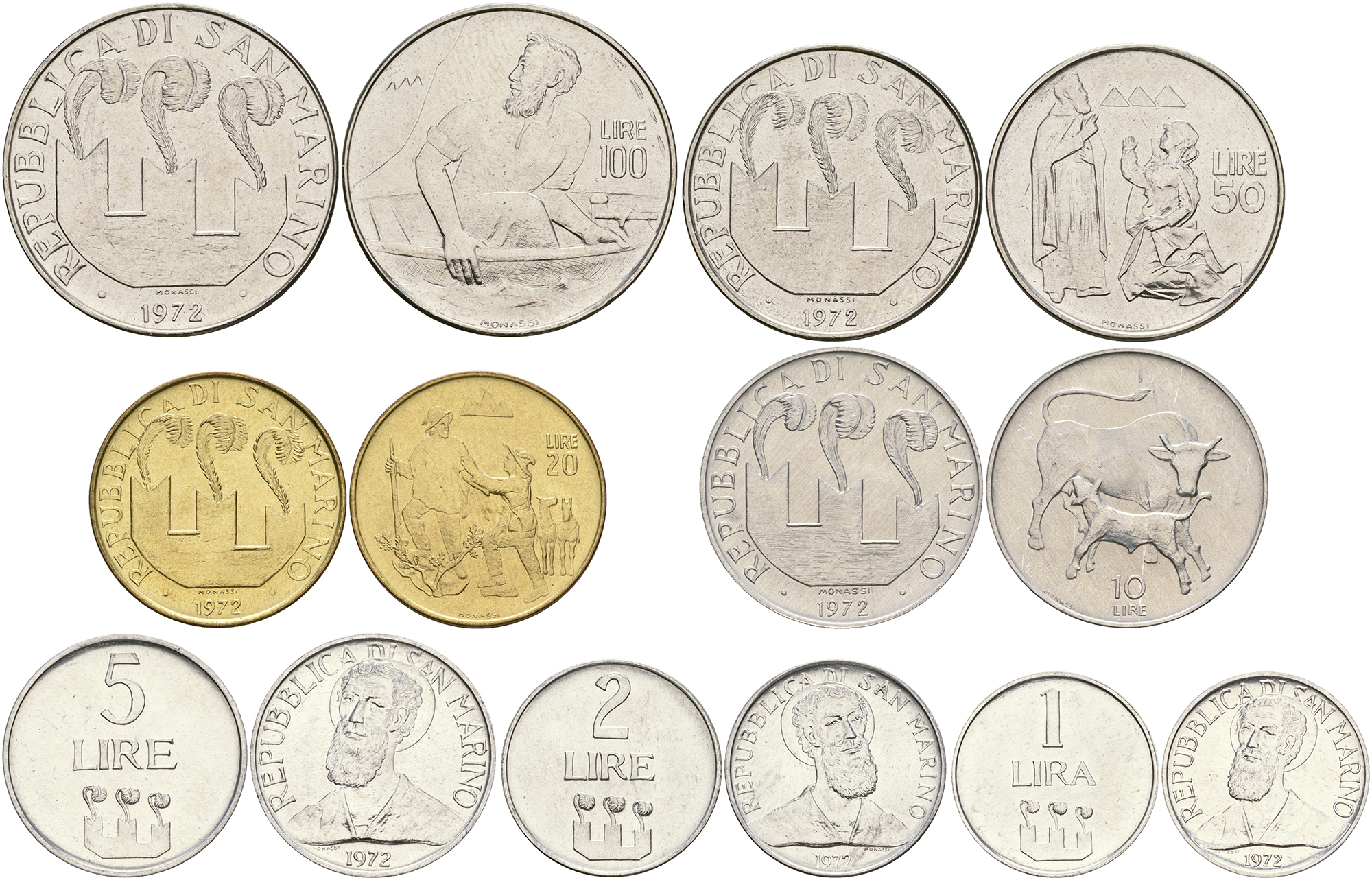 Сан деньги. Монета Сан-Марино 5 лир. Годовые набор монет Сан Марино 1972. Монета Сан-Марино 5 лир 19636. Сан-Марино 100 лир, 1995.