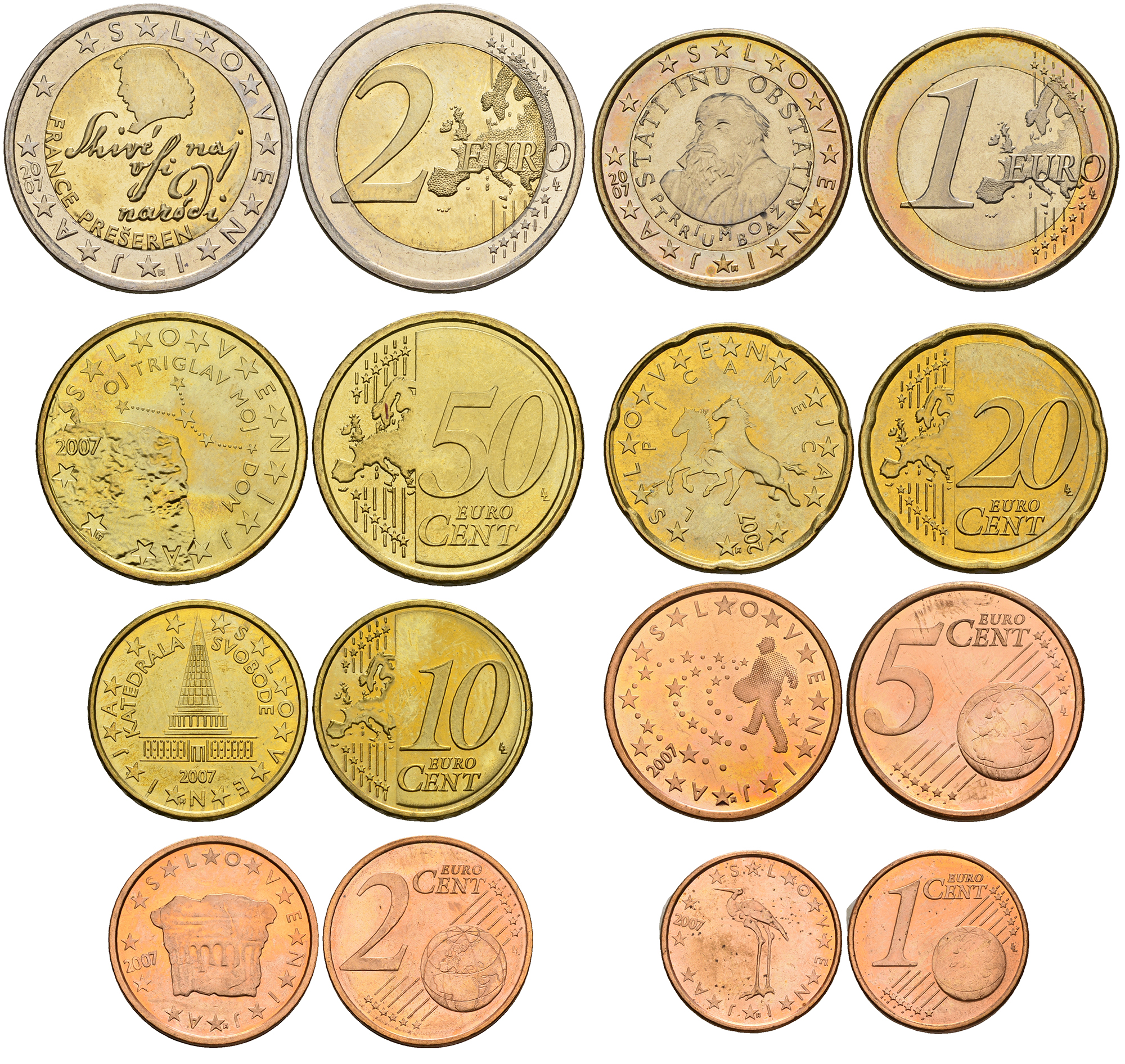 Сколько монет евро