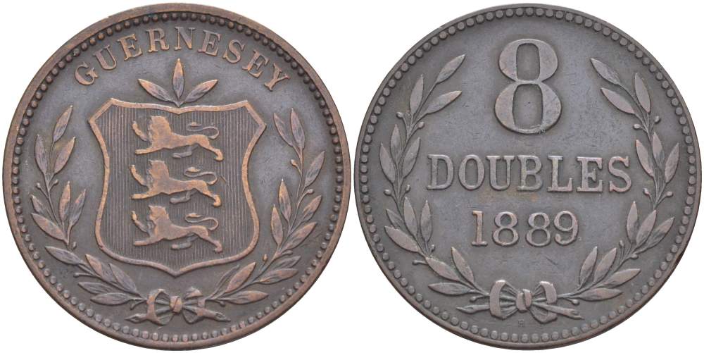 Монета Гернси 2017. Н 1889