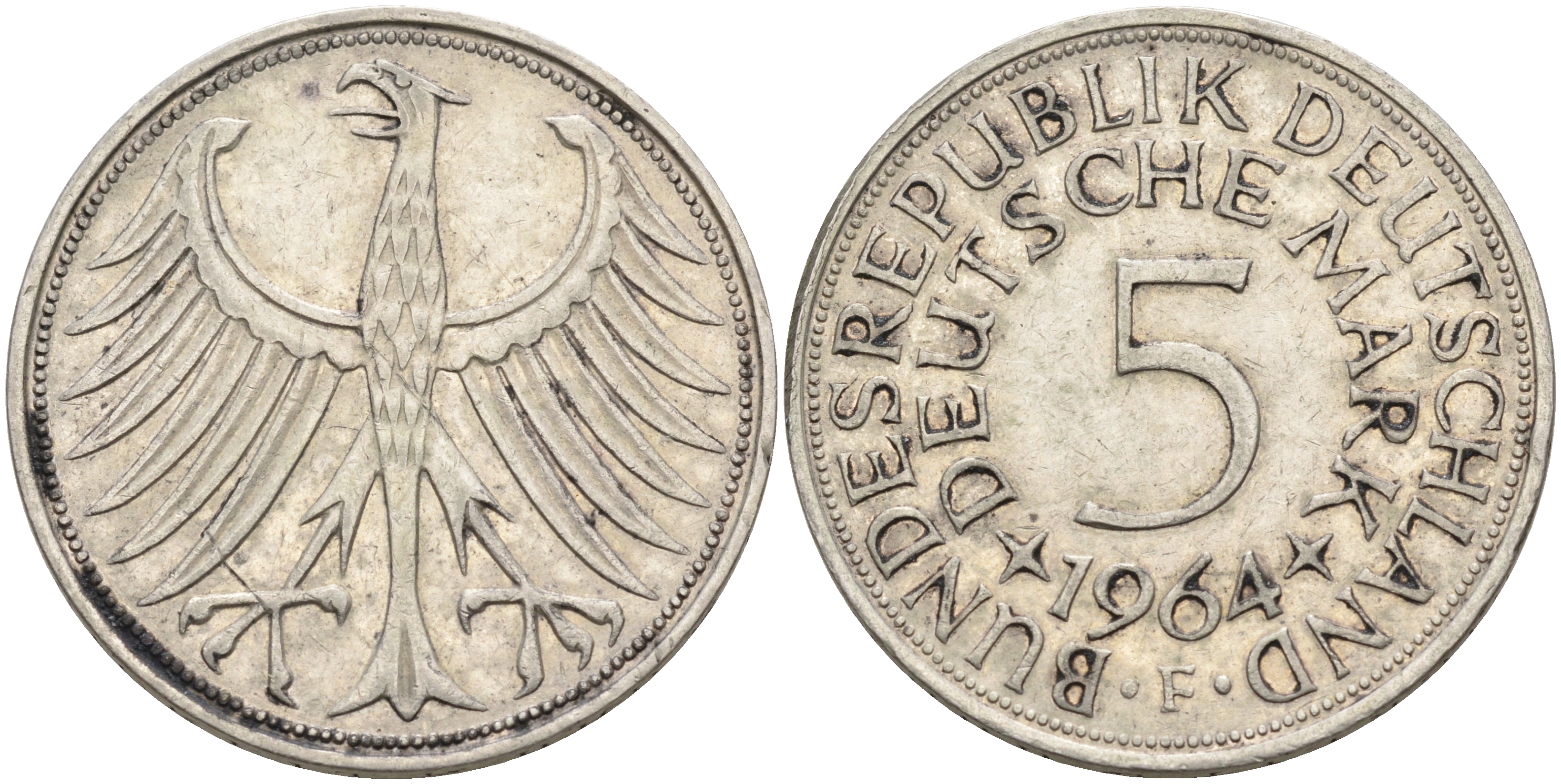 Стоят 5 марок. Германия 5 пфеннигов 1888. Bundesrepublik Deutschland монета. 5 Марок 1964 ФРГ. Германия 5 пфеннигов, 1949 j.