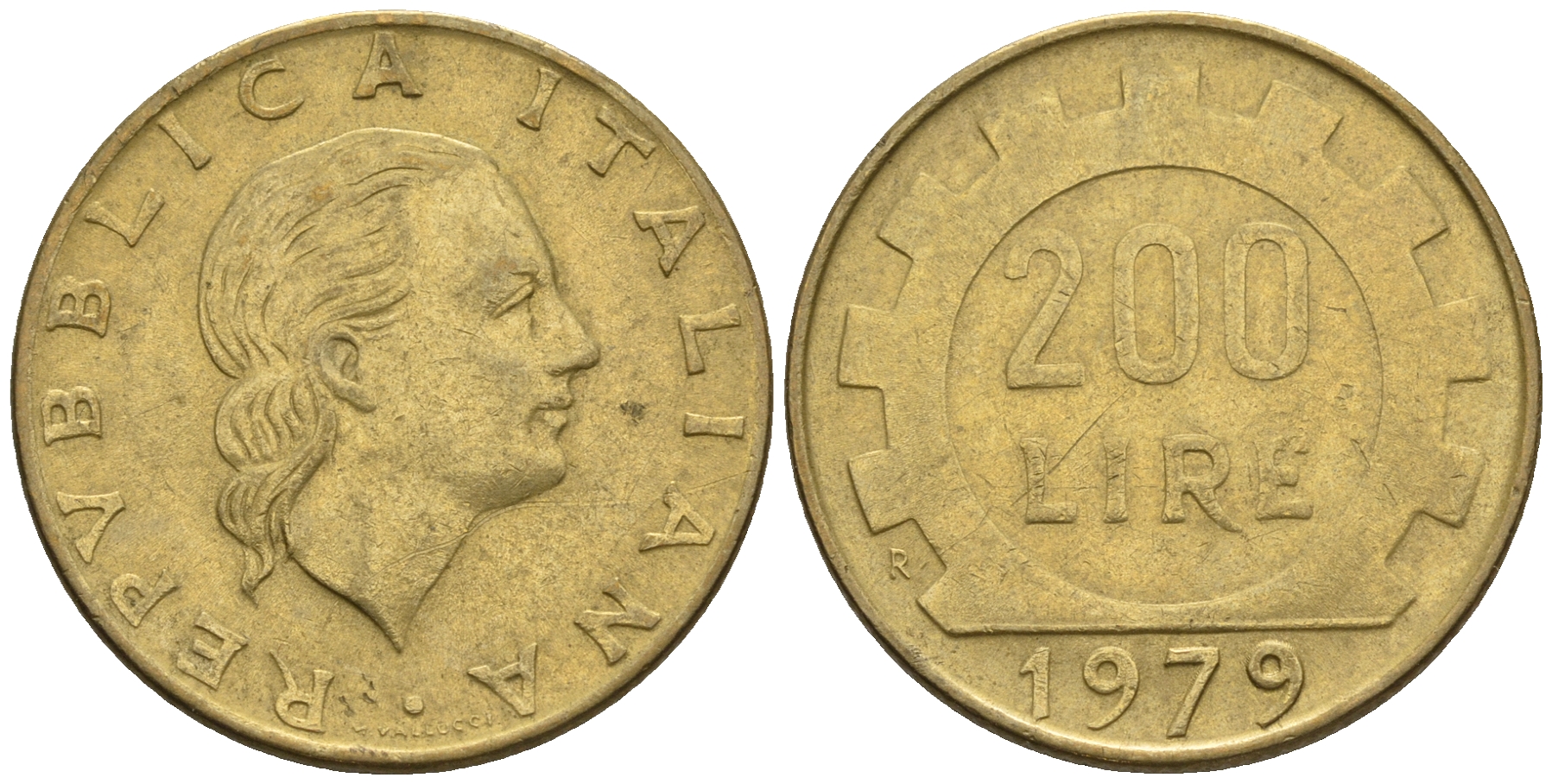 200 лир в рублях на сегодня. Монеты Италия 200 лир 1979. Италия 50 лир 1979 (80517997).