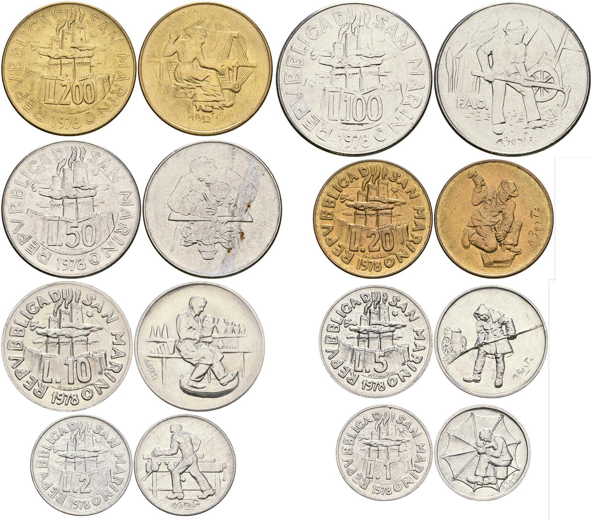 Всего восемь монет по 5. Сан-Марино набор монет 1999. Годовые набор монет Сан Марино 1978. Годовые набор монет Сан Марино 1979. Годовые набор монет Сан Марино 1976.