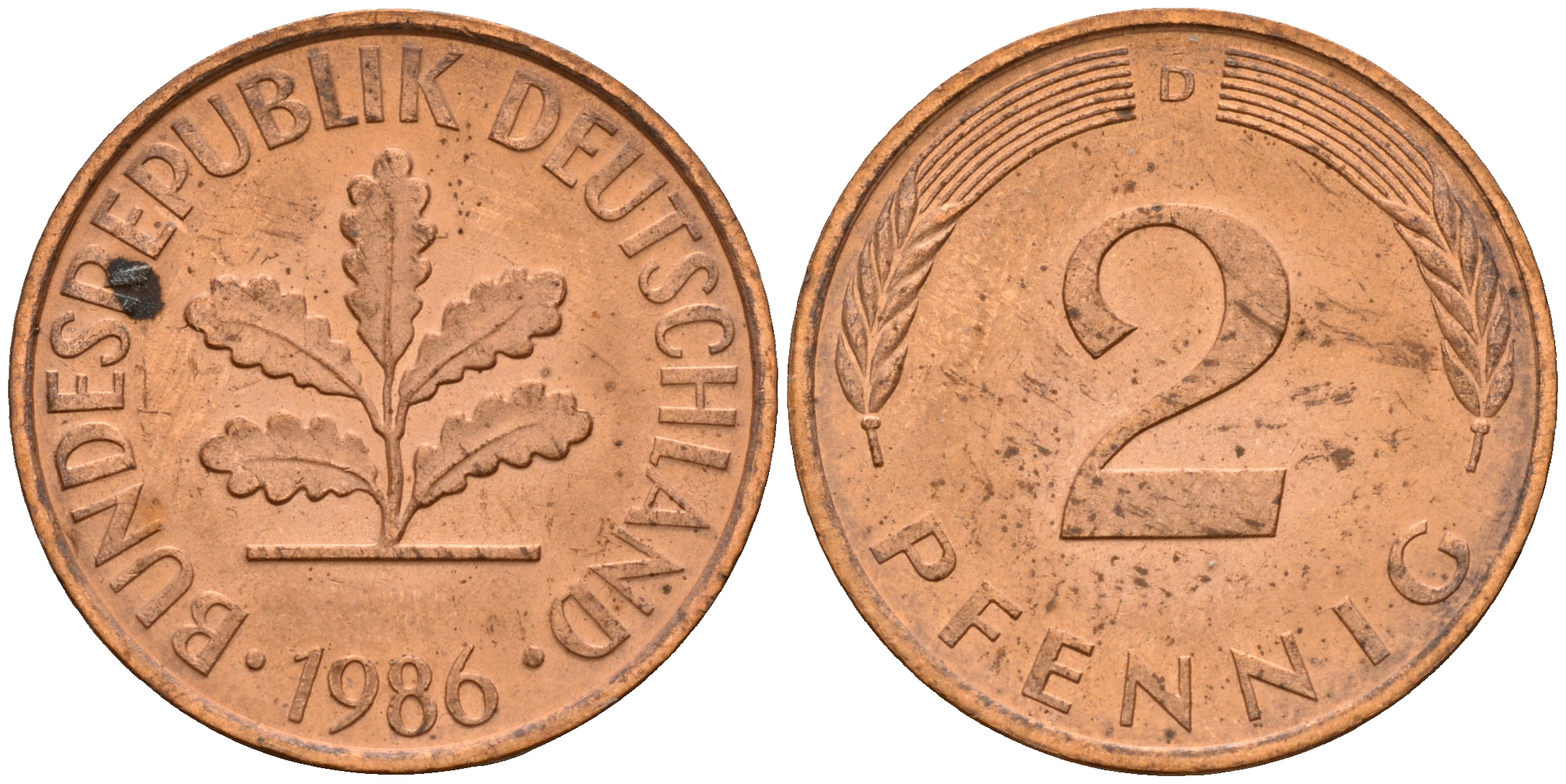 Пфеннига фрг. Thaler 1871. 1 Пфенниг 1950 Германия "а".