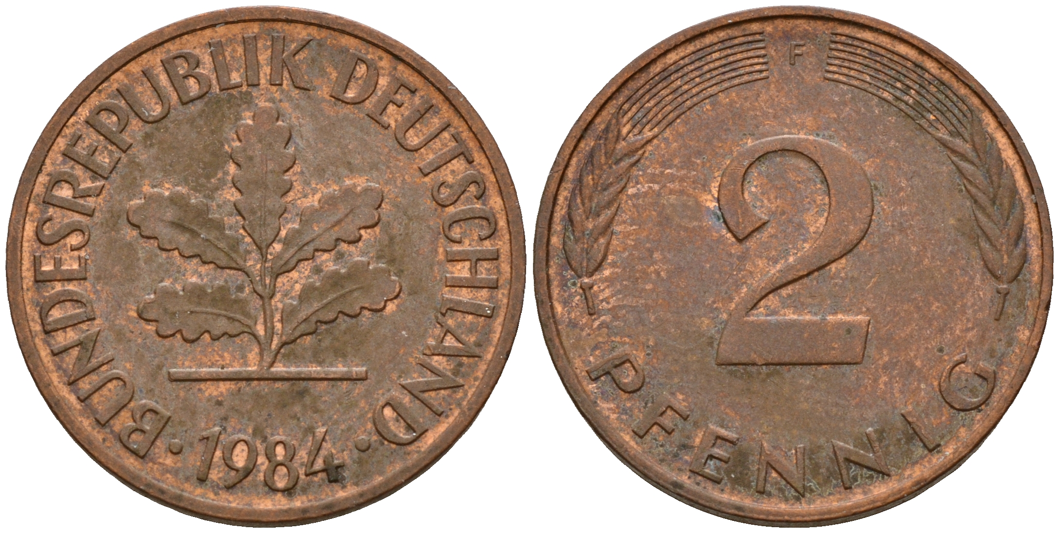 Пфеннига фрг. Thaler 1871. 1 Пфенниг 1950 Германия "а".