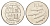 Исландия 10 крон 2005 рыбы KM 29.1a сталь плакированная никелем UNC 4691-253