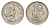 ЮАР 10 центов 1965 Ян ван Рибек (1619-1677), South Africa, легенда на африкаанс, цветок алоэ KM 68.1 никель 4687-323