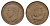 Великобритания 1/2 пенни 1944 Георг VI (1936-1952) KM 844, Spink 4115 бронза 4519-227