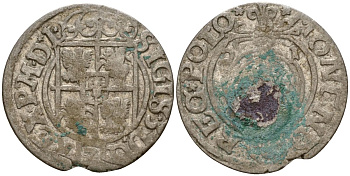 Польша 3 полкера (3 полторака - 1 крейцер) 1621 Сигизмунд III Ваза (1587-1632) Gorecki B.21 серебро 4158-1228