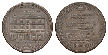 Великобритания, Миддлсекс 1/2 пенни 1811 Dalton & Hamer 845 медь 1522-834