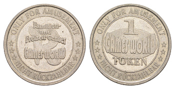 Австрия жетон для игровых автоамтов ND диаметр 26,5 мм, вес 6,2 гр белый металл 4172-454