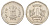 Индия 1 рупия 1989 KM 79.2 медно-никель UNC 4699-346