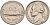 США 5 центов 1964 D, Джефферсон KM А192 медно-никель 92-1134