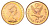 Фолклендские острова (Фолкленды) 2 цента 1974 KM 3 бронза PROOF 4127-1125