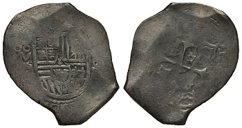 Мексика 8 реалов 1660-е KM 46? серебро 00-811-40