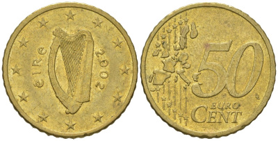Ирландия 50 евроцентов 2002 KM 49 нордик 4538-746