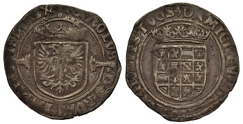 БРАБАНТ 1/2 РЕАЛА ND ЧАРЛЬЗ V (1506-1555) GH. 191.6b; vdCh. 27.27, 38.44 серебро 1515-2312