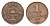 Латвия 1 сантим 1932 KM 1 бронза 4679-216