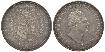 Брауншвейг-Каленберг-Ганновер 1 талер 1836 A, Вильгельм IV (1830-1837) КМ 169, Welter 3047, Thun 154, AKS 64, Kahnt 221, Jäger 52, Davenport 664 серебро    02-251-42