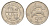 Исландия 5 крон 1984 дельфины KM 28 медно-никель 4691-357