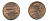 США 1 ЦЕНТ 1984 D, ЛИНКОЛЬН KM 201b цинк плакированный медью 86-143