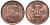 Великобритания 2 пенса 2000 Елизавета II (1952-2022) KM 987, Spink 4690 (C5) сталь плакированная медью 3334-845